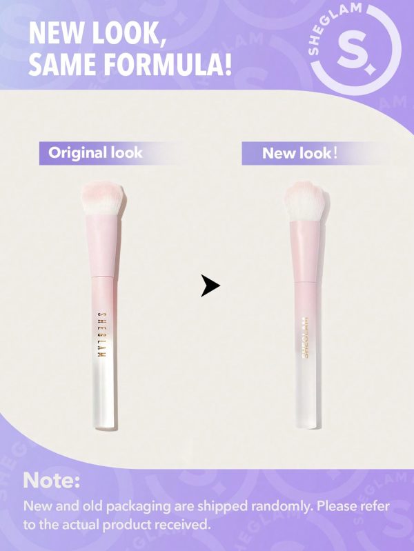 براش رژگونه پنجه گربه ای شیگلم مدل Color Bloom Liquid Blush Brush - Image 7