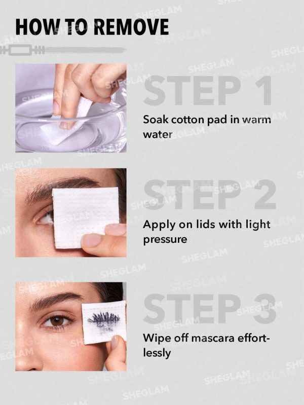 ریمل دو سر روزانه حجم دهنده و بلند کننده شیگلم مدل All-In-One Volume & Length Mascara-Washable Black - Image 3