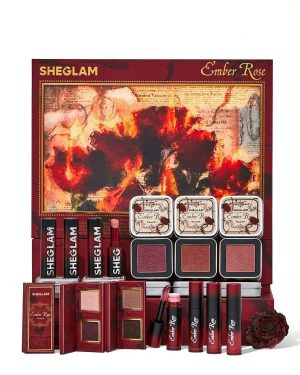 پک کامل آرایشی امبر زر (ست- کالکشن) شیگلم مدل:Ember Rose Collection