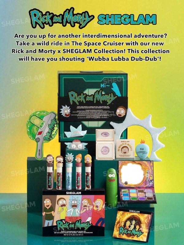 پک ریک اند مورتی شیگلم🧠👽Rick and Morty X SHEGLAM Full Collection Set - Image 3