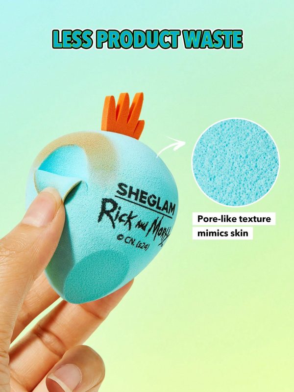 پد اسفنج ریک اند مورتی شیگلم مدل Rick and Morty X SHEGLAM Mr. Meeseeks Beauty Sponge - Image 5