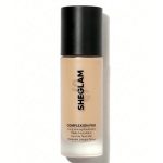 تصویر شیشه و بسته‌بندی اورجینال کرم پودر مات شیگلم (Sheglam) مدل Complexion Pro با درب مخملی