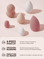 پک بیوتی بلندر ۶ عددی شیگلم (اسفنج) مدل ۶-Sponge Party Pack - Image 4