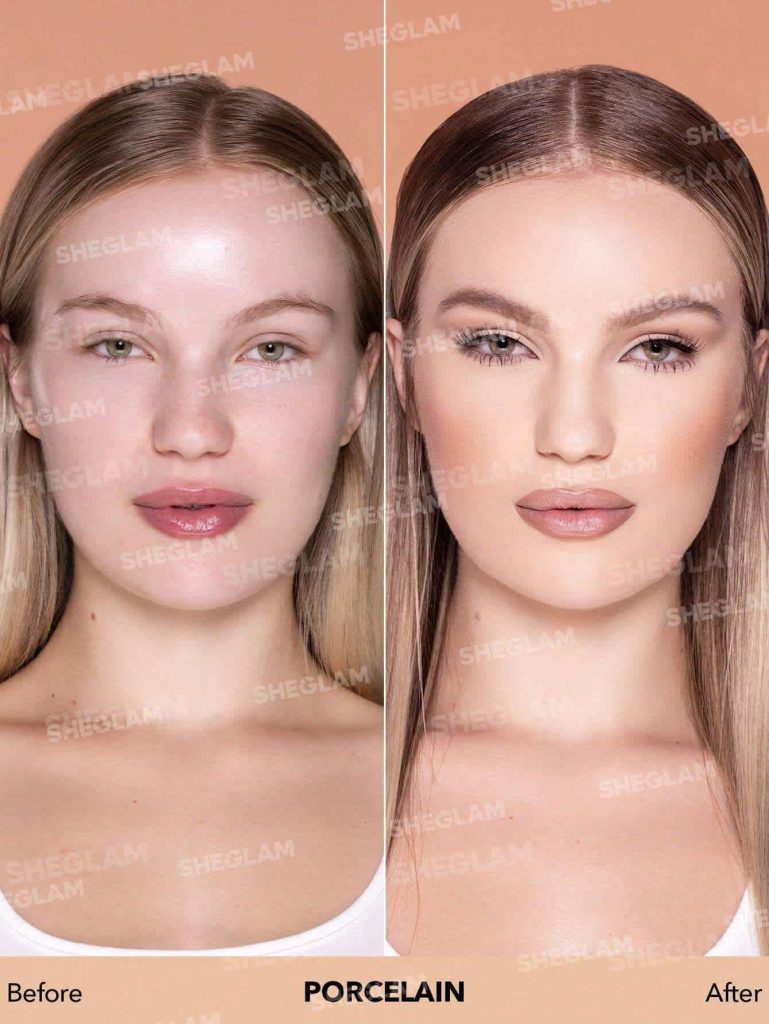 کرم پودر مات شیگلم مدل پرسلاین