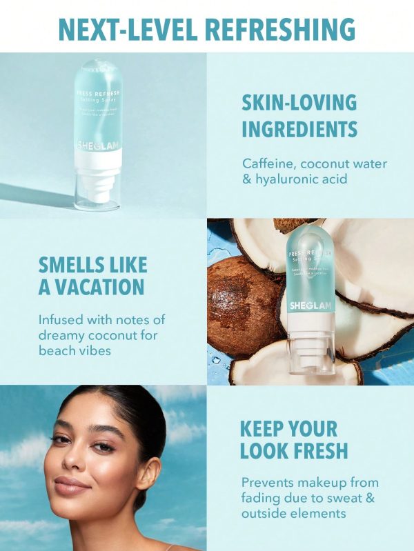 اسپره فیکس آبی شیگلم (فرش) مدل Press Refresh Setting Spray - Image 3