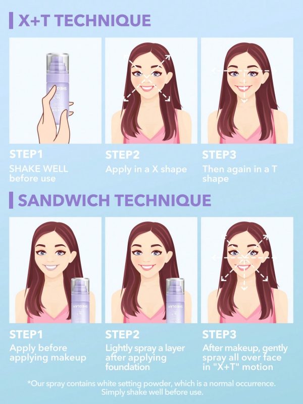 اسپری فیکس بنفش شیگلم مدل Lock’d In Setting Spray - Image 2