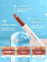 بالم لب حجم دهنده پلامپر شاین دار شیگلم مدل Pout-Perfect Shimmer Lip Plumper - Image 12
