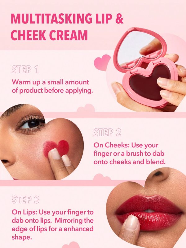 رژگونه قلبی شیگلم مدل Playing Cupid Cream Blush - Image 5