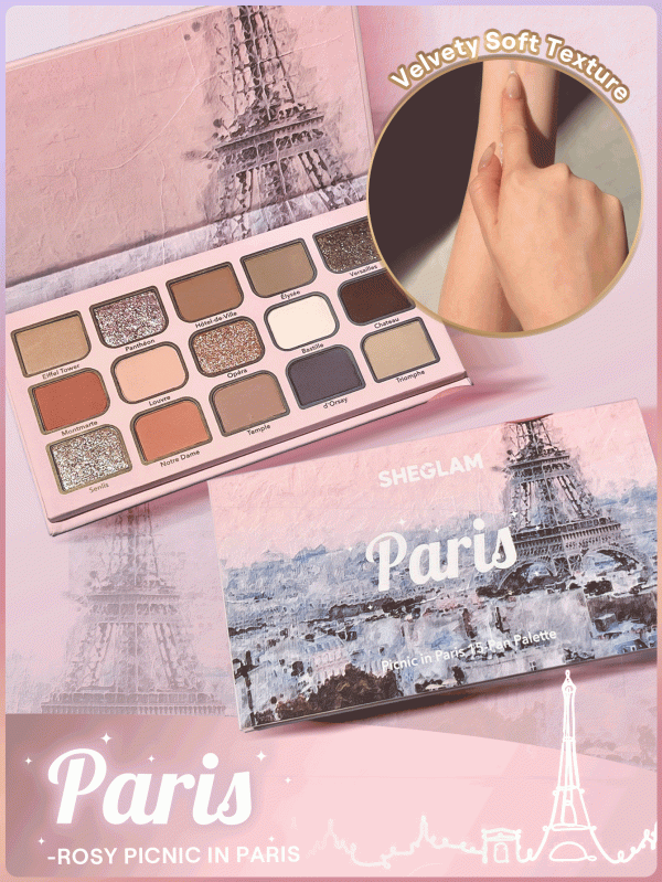 پالت سایه چشم ۱۵ رنگ مدل Picnic In Paris - Image 5