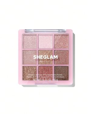 پالت سایه چشم ۹ رنگ مدل Glimmer & Gleam