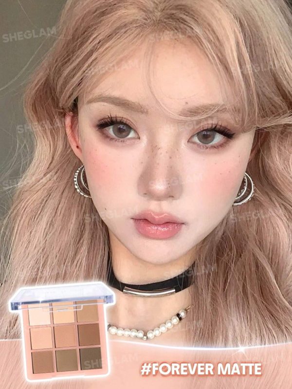 پالت سایه چشم ۹ رنگ مدل Forever Matte - Image 3