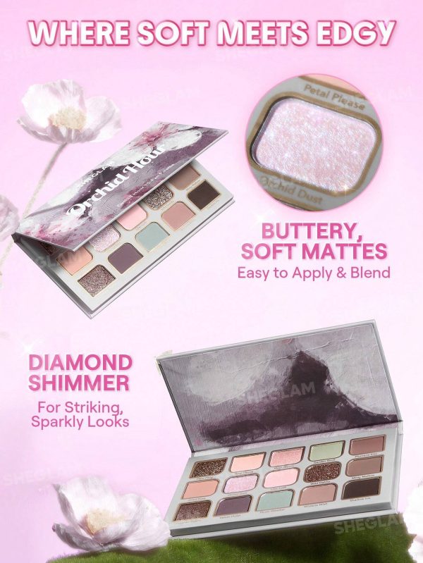 پالت سایه چشم ۱۵ رنگ مدل Orchid Hour - Image 4