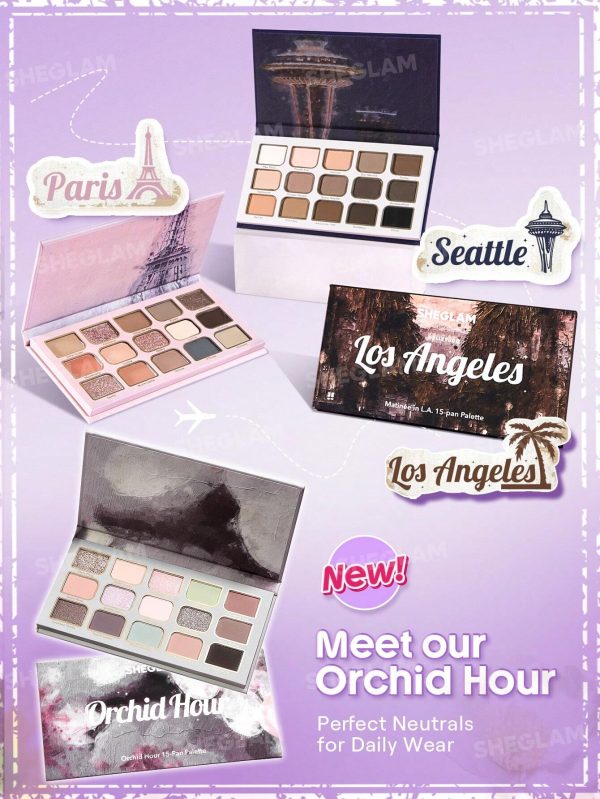 پالت سایه چشم ۱۵ رنگ مدل Orchid Hour - Image 6