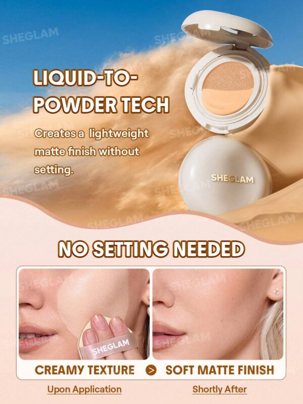 کوشن شیگلم - Lock & Go Long-Lasting Cushion Foundation - Image 7
