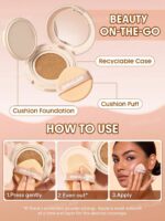 کوشن شیگلم - Lock & Go Long-Lasting Cushion Foundation - Image 9