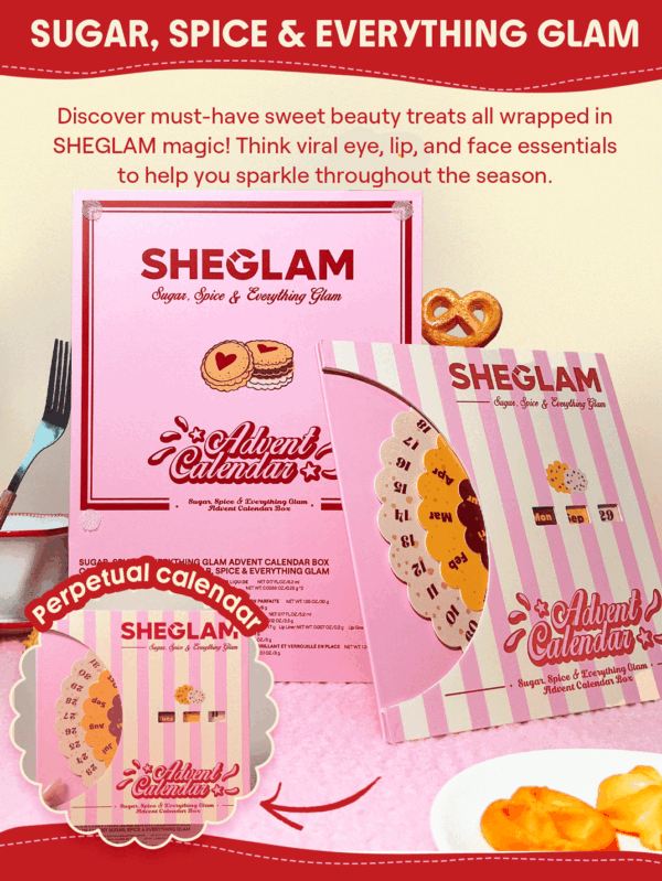 پک ادونت کلندر شیگلم🎁Everything Glam Advent Calendar Box - Image 3
