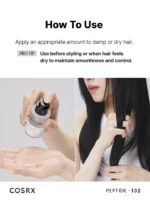 سرم روغنی مو پپتاید 132 کوزارکس تست