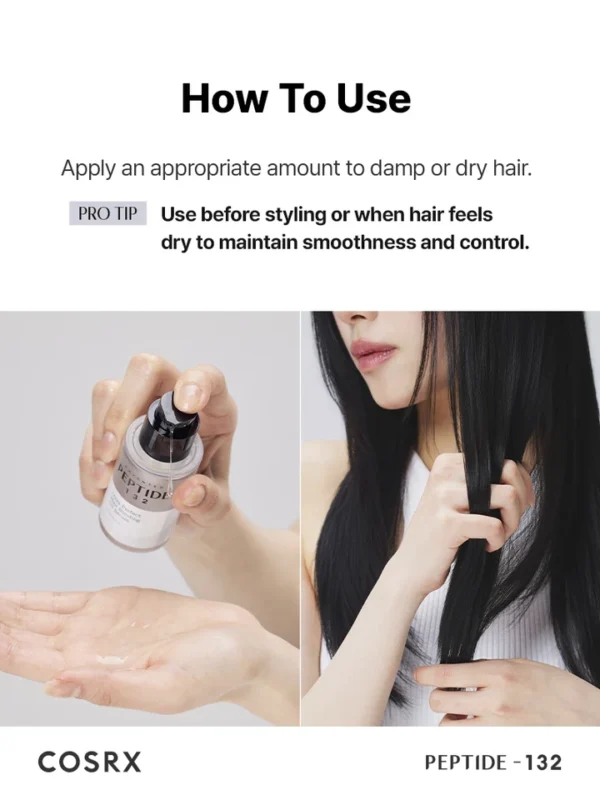 سرم روغنی مو پپتاید 132 کوزارکس تست