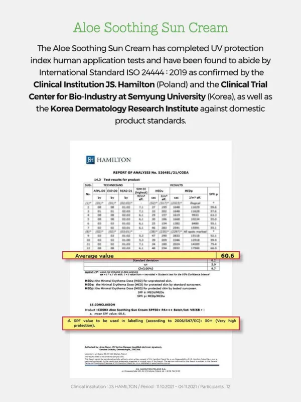 کرم ضد آفتاب آلوئه ورا کوزارکس 2