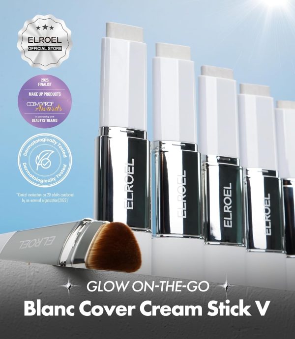 کرم پودر استیکی الرول (Elroel Blanc Cover Cream Stick) - Image 2