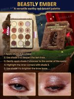 پالت سایه چشم کتاب هیولاها شیگلم کالکشن هری پاتر Harry Potter™ X SHEGLAM Monster Book of Monsters Palette - Image 7