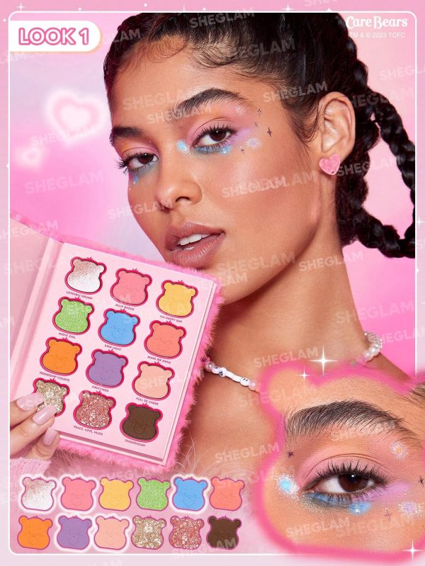 پالت سایه چشم خرس مهربون شیگلم Care Bears X SHEGLAM Share Your Care Palette - Image 3