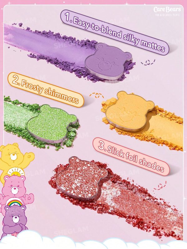 پالت سایه چشم خرس مهربون شیگلم Care Bears X SHEGLAM Share Your Care Palette - Image 5