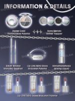 اجزای پک آرایشی لوسترا شیگلم شامل سایه چشم، رژلب، خط چشم و پرایمر