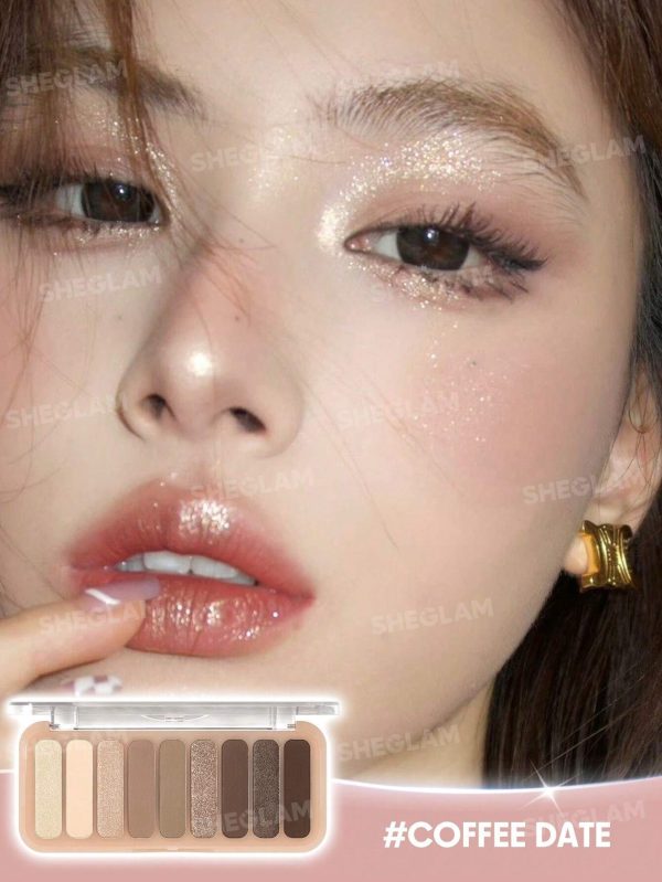 پالت سایه چشم ۹ رنگ شیگلم (SHEGLAM) مدل Coffee Date - Image 4