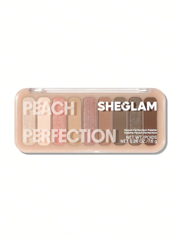 پالت سایه چشم ۹ رنگ شیگلم (SHEGLAM) مدل Peach Perfection - Image 1