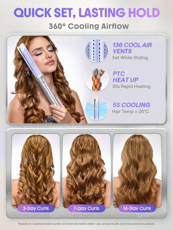 فناوری جریان هوای خنک 360 درجه فر کننده مو شیگلم Airflow Styler Pro برای تثبیت حالت مو
