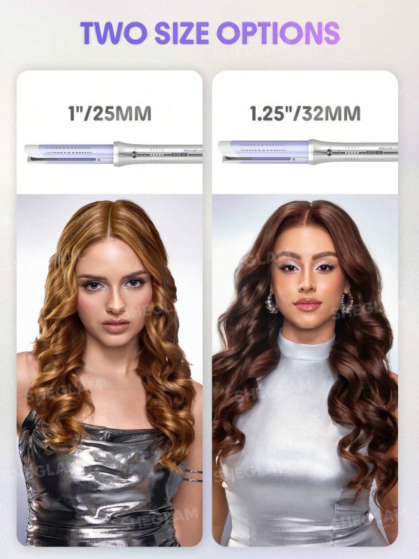 مقایسه فر کننده مو شیگلم Airflow Styler Pro در سایز 25 میلی متر و 32 میلی متر