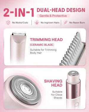 Smooth Moves Dual-Head Electric Bikini Trimmer
