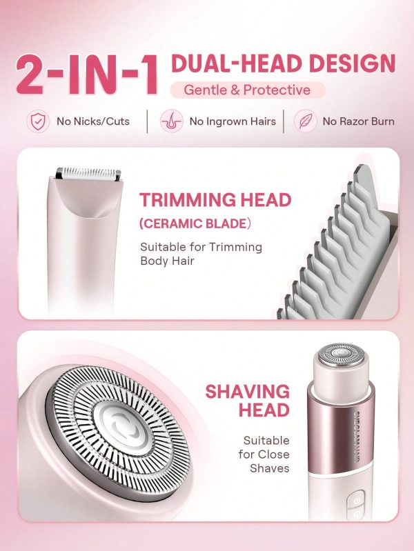 Smooth Moves Dual-Head Electric Bikini Trimmer