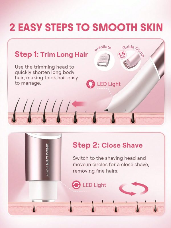 Smooth Moves Dual-Head Electric Bikini Trimmer