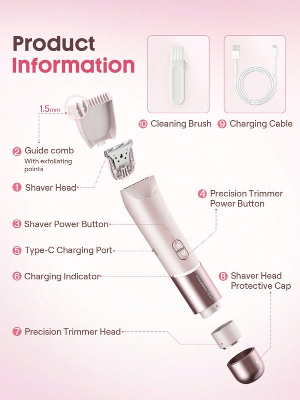 Smooth Moves Dual-Head Electric Bikini Trimmer