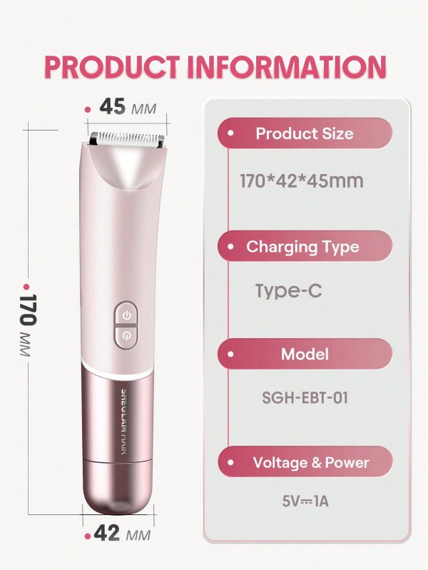 Smooth Moves Dual-Head Electric Bikini Trimmer