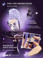 طراحی انگشتری و قابل حمل هایلایتر کت وومن شیگلم Jewel Thief