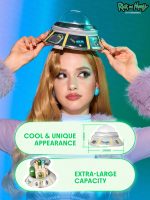 نمای ابعاد و ظرفیت کیف آرایشی Space Adventure ریک اند مورتی شیگلم