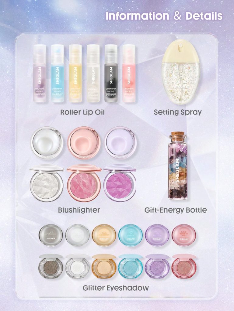راهنمای اقلام داخل کالکشن Crystal Intentions شیگلم