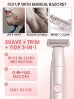 ویژگیهای 3 در 1 ماشین اصلاح تک تیغه Smooth Moves شیگلم