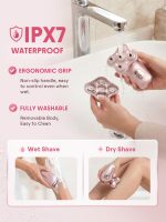 شیور ضدآب IPX7 شیگلم برای اصلاح خشک و مرطوب