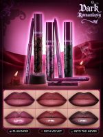 نمونه رنگ کیتهای لب Plum Noir و Rich Velvet و Into the Abyss