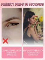 راهنمای ایجاد دنباله خط چشم با مهر Insta-Wing شیگلم
